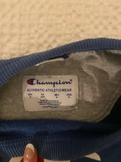 Polerón Champion azul unisex - miniatura 2