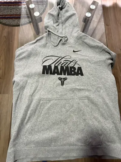 Polerón Nike gris con capucha XL - miniatura 1