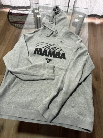 Polerón Nike gris con capucha XL - miniatura 2