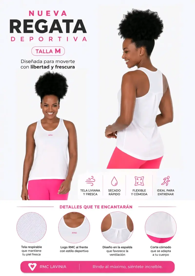 Regata deportiva RMC Lavinia blanca talla M