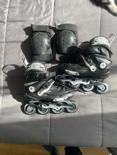 Patines en línea Calary con rodilleras - miniatura 1
