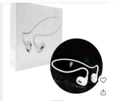 Auriculares inalámbricos deportivos blancos - miniatura 1