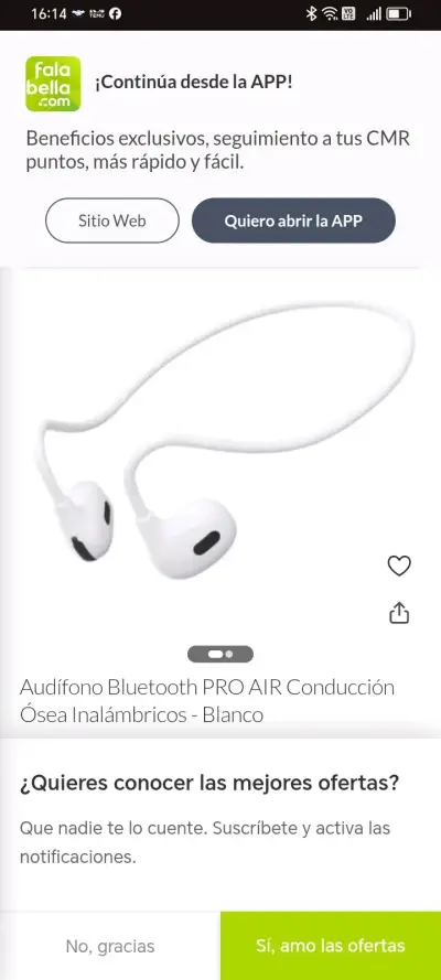 Auriculares inalámbricos deportivos blancos - miniatura 3