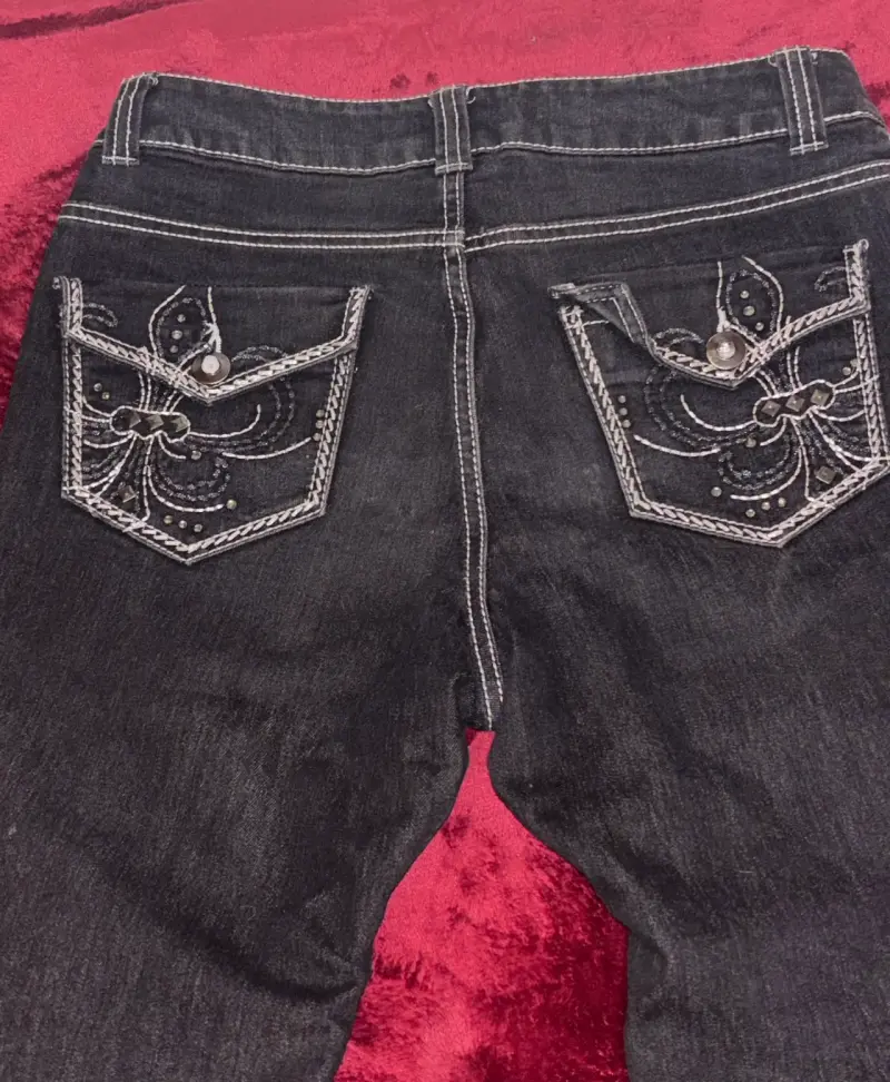 Jeans negros y2k type miss me - 1