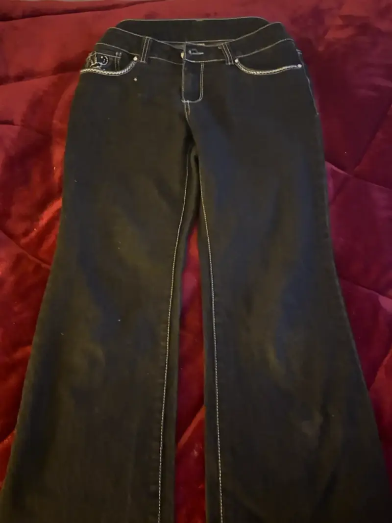 Jeans negros y2k type miss me - 3