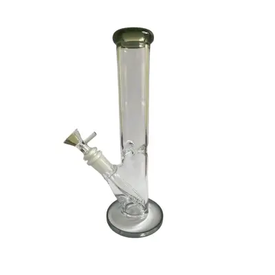 Bong de vidrio transparente para fumar - miniatura 3