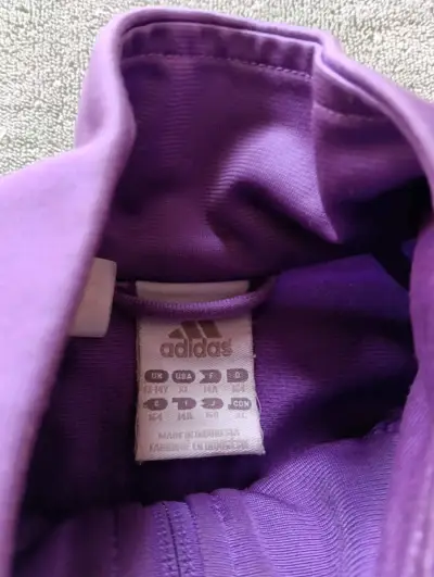 Chaqueta deportiva Adidas morada y2k - miniatura 3