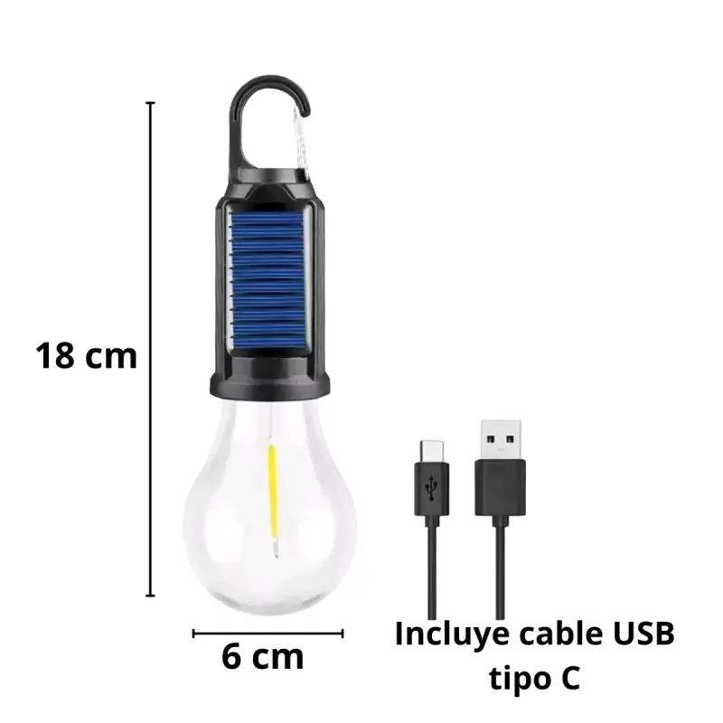Lámpara LED portátil con gancho - 2