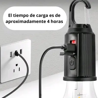 Lámpara LED portátil con gancho - miniatura 3