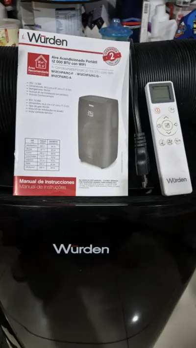 Aire acondicionado portátil Wurden 12000 BTU - miniatura 2