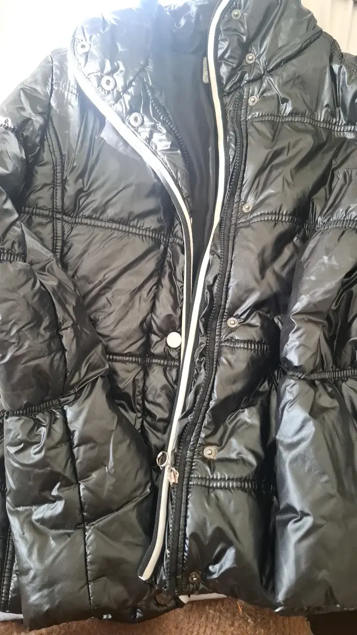 Chaqueta acolchada negra - 1