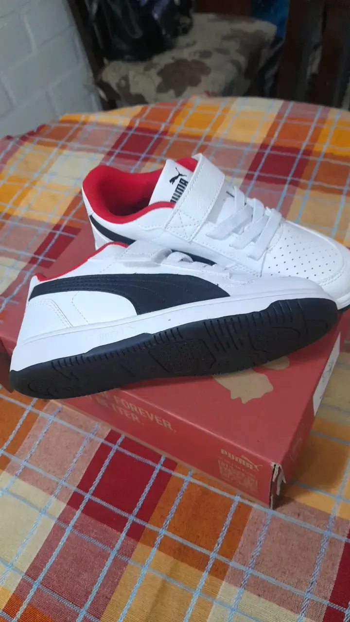 Zapatillas deportivas Puma blancas para niños - 3
