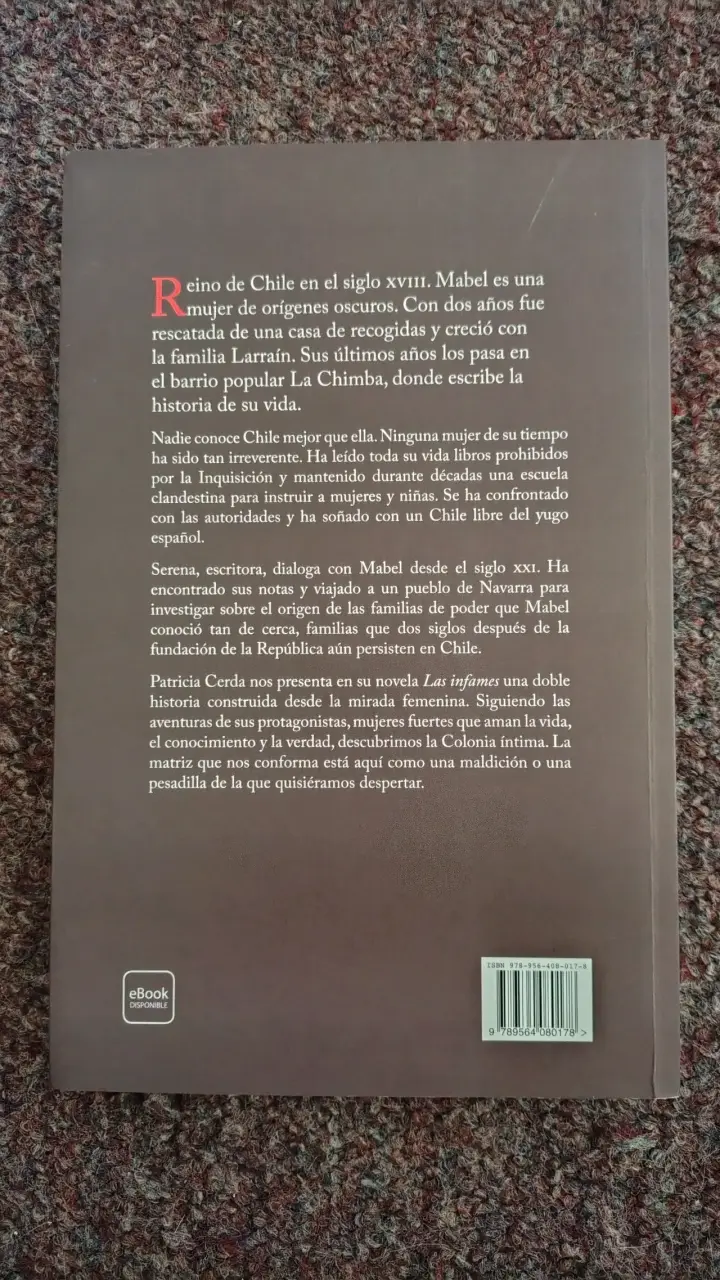 Libro 'Las Infames' de Patricia Cerda - 2