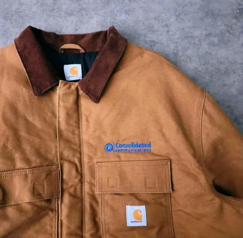 Chaqueta Carhartt marrón con forro acolchado - 2