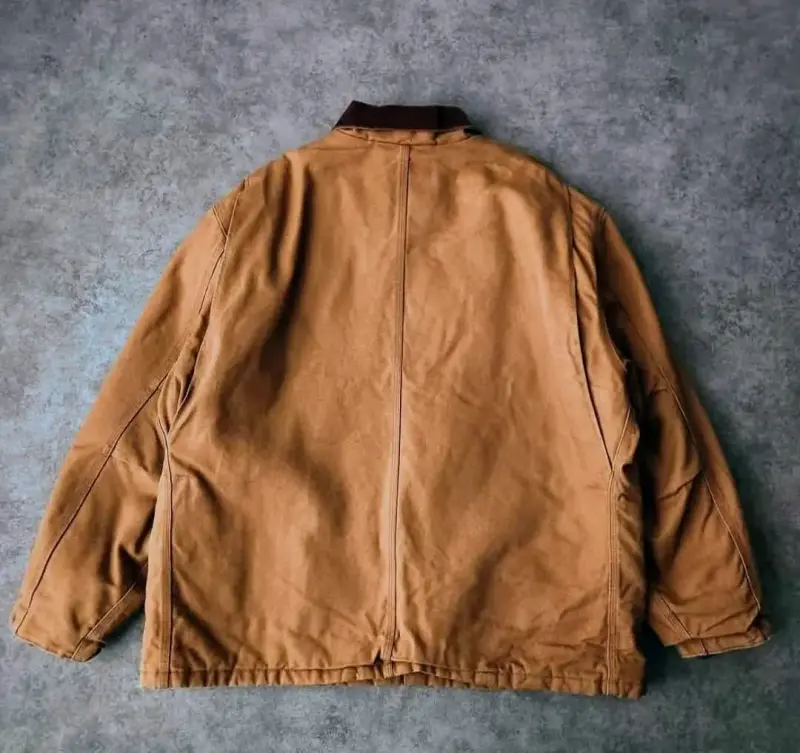 Chaqueta Carhartt marrón con forro acolchado - 3