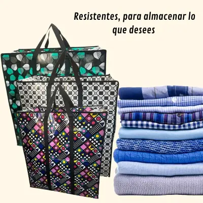 Set de 6 bolsas matuteras reutilizables surtidas - miniatura 5
