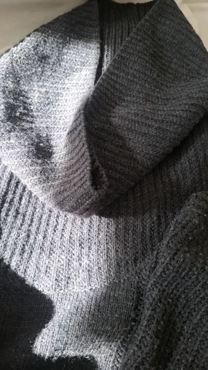 Chaleco de lana gris oscuro para mujer - 2