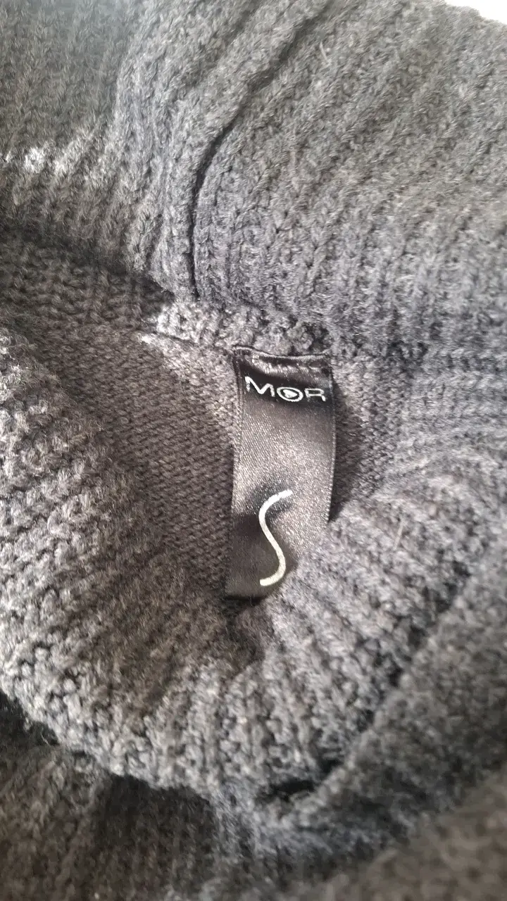 Chaleco de lana gris oscuro para mujer - 3