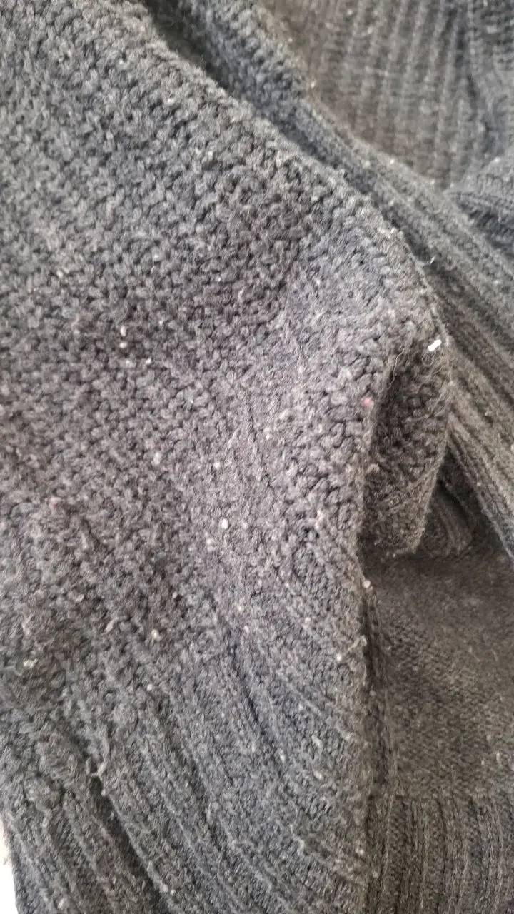 Chaleco de lana gris oscuro para mujer - 5