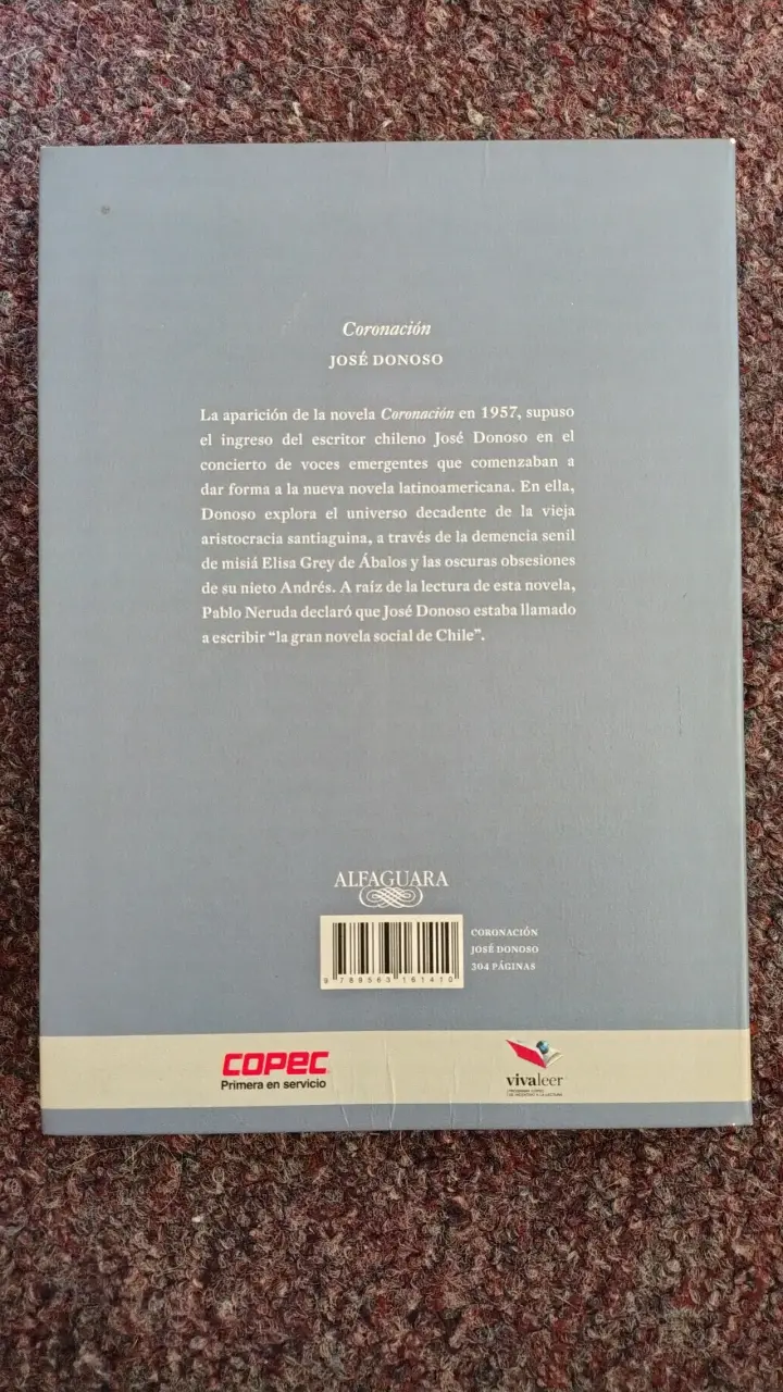 Libro 'Coronación' de José Donoso - 2