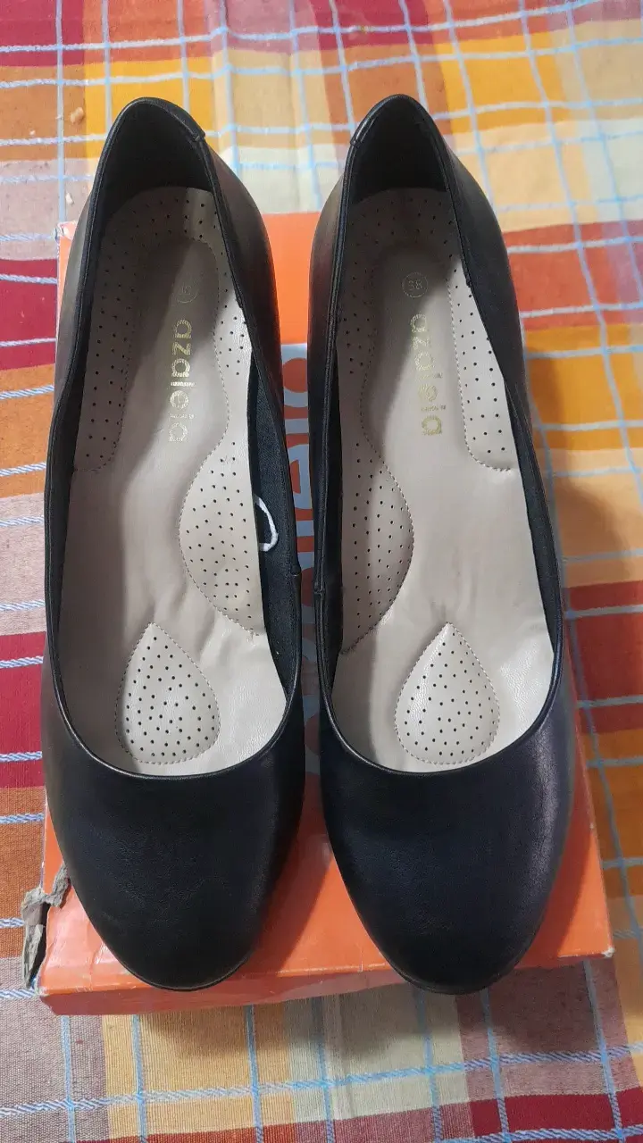 Zapatos con taco negros de mujer talla 38 - 2