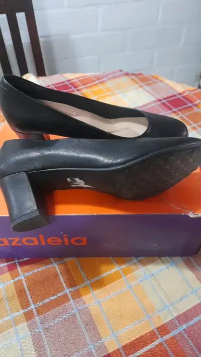 Zapatos con taco negros de mujer talla 38 - miniatura 3