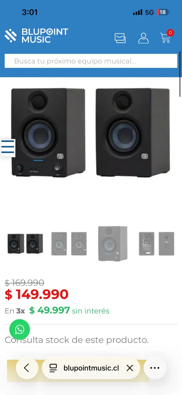 Monitores Eris 3.5 Presonus - 4