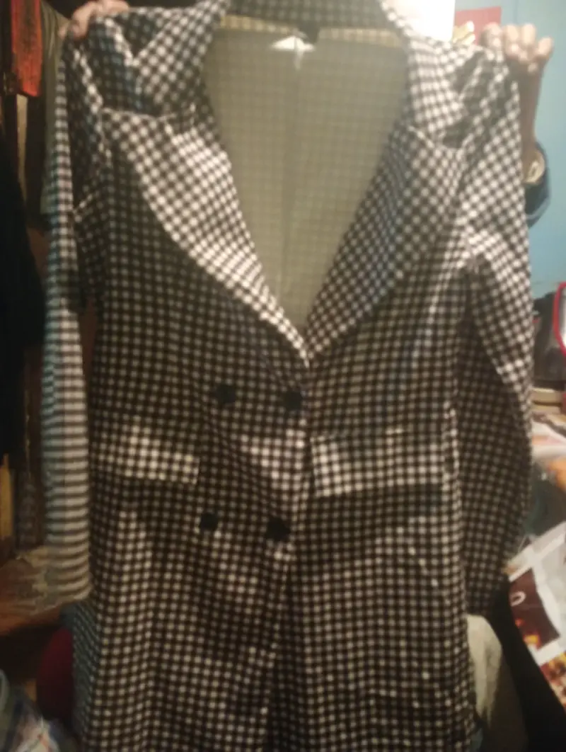 Camisa a cuadros marrón y negra - 3