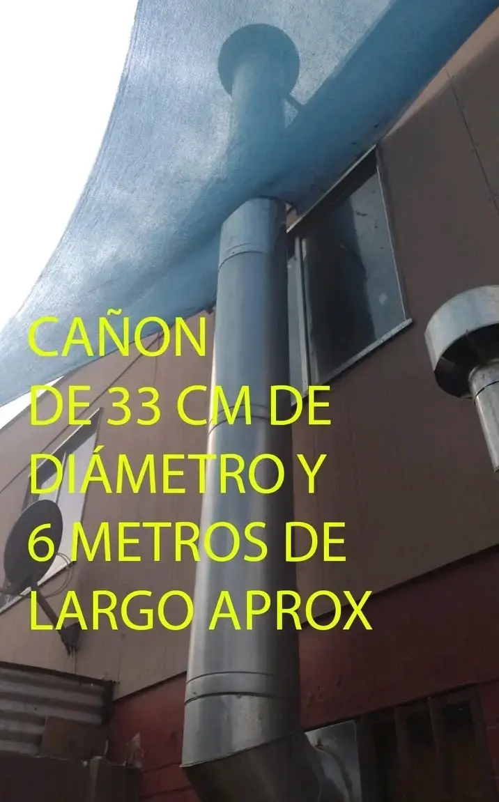 Campana de cocina con extractor y cañón - 1