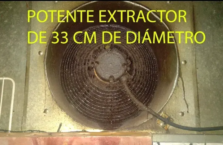 Campana de cocina con extractor y cañón - 2