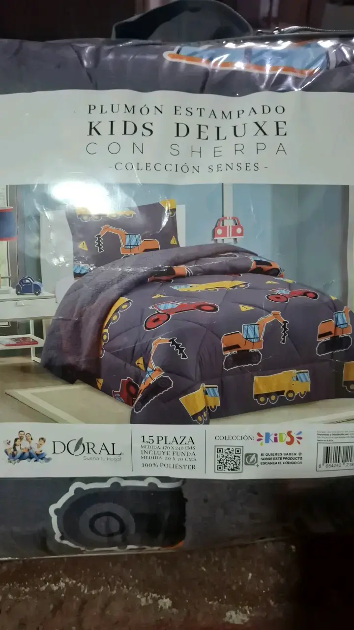Plumón estampado Kids Deluxe con sherpa - 2