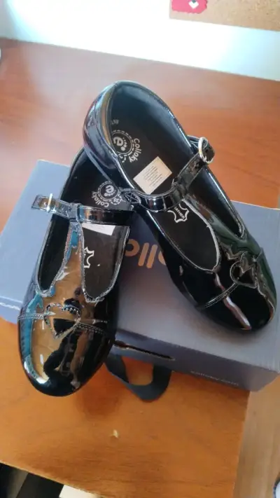 Zapatos de charol negros para niña talla 35 - miniatura 2