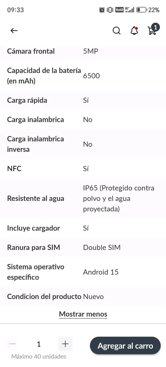 Smartphone Honor 400 Smart 5G con caja - 3