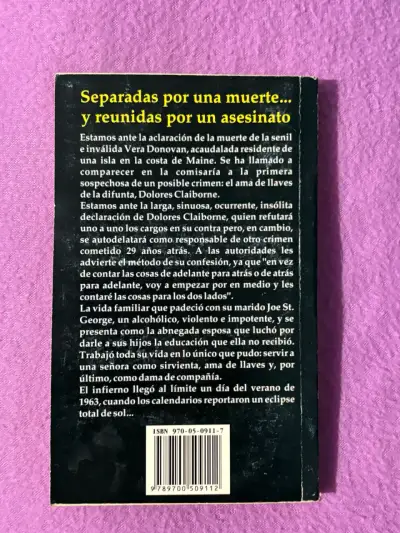 Libro 'Dolores Claiborne' de Stephen King - miniatura 2