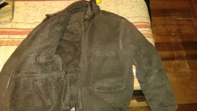 Chaqueta de gamuza con forro interior - miniatura 1