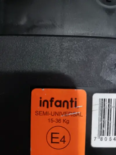 Asiento elevador para auto Infanti negro - miniatura 3