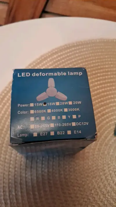 Set 4 ampolletas LED  luz blanca - miniatura 4