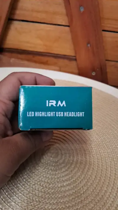 Linterna frontal LED recargable USB - miniatura 2