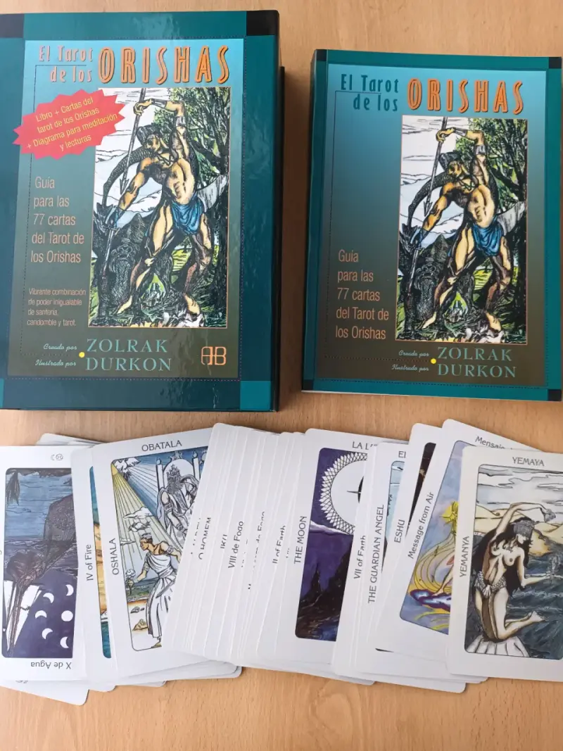 Tarot de los Orishas con libro y cartas en Español - 1