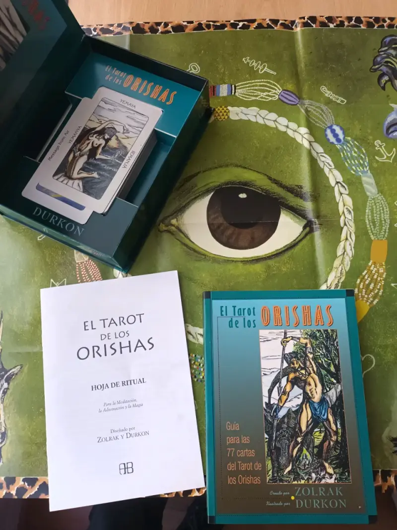 Tarot de los Orishas con libro y cartas en Español - 2