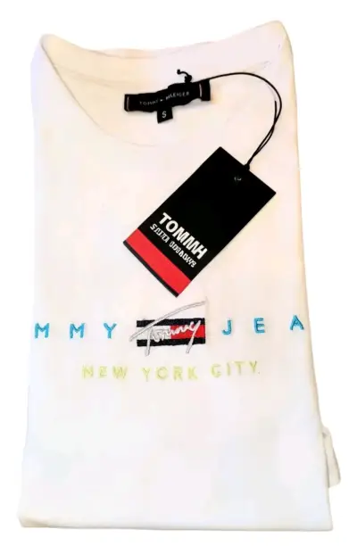 Polera Tommy Jeans Logo Bordado Regular Fit - miniatura 4