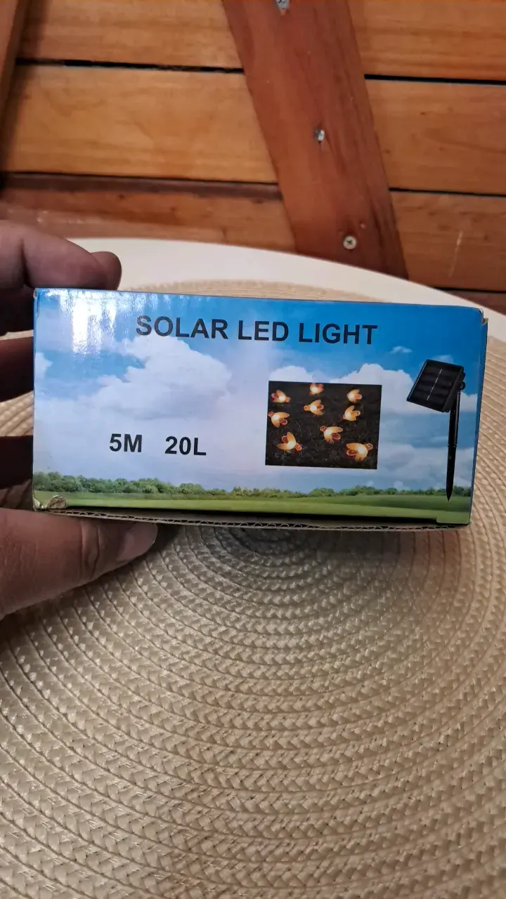 Luces LED solares 5M abejas para exteriores - 1