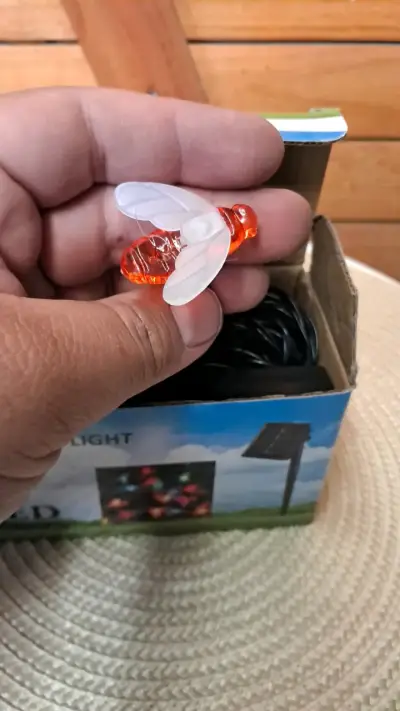 Luces LED solares 5M abejas para exteriores - miniatura 2