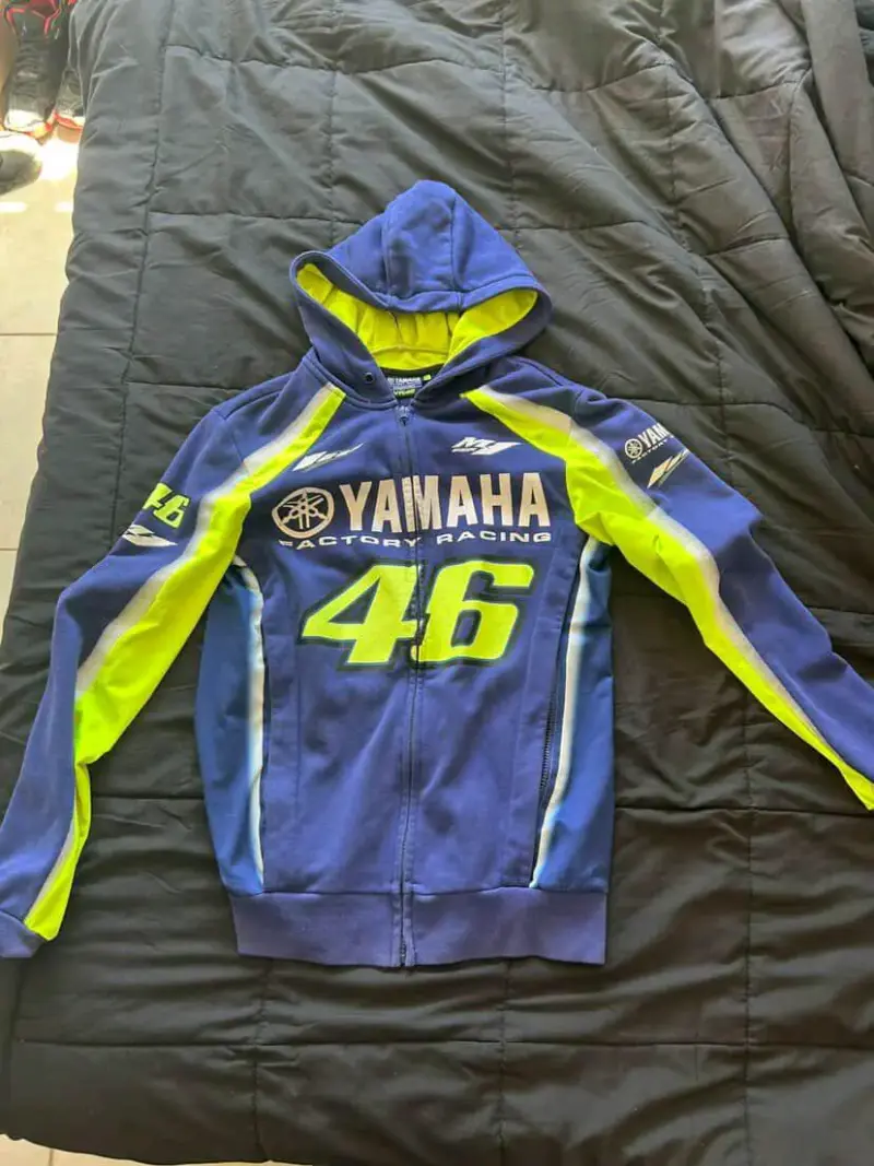 Polerón Yamaha Racing azul y amarillo