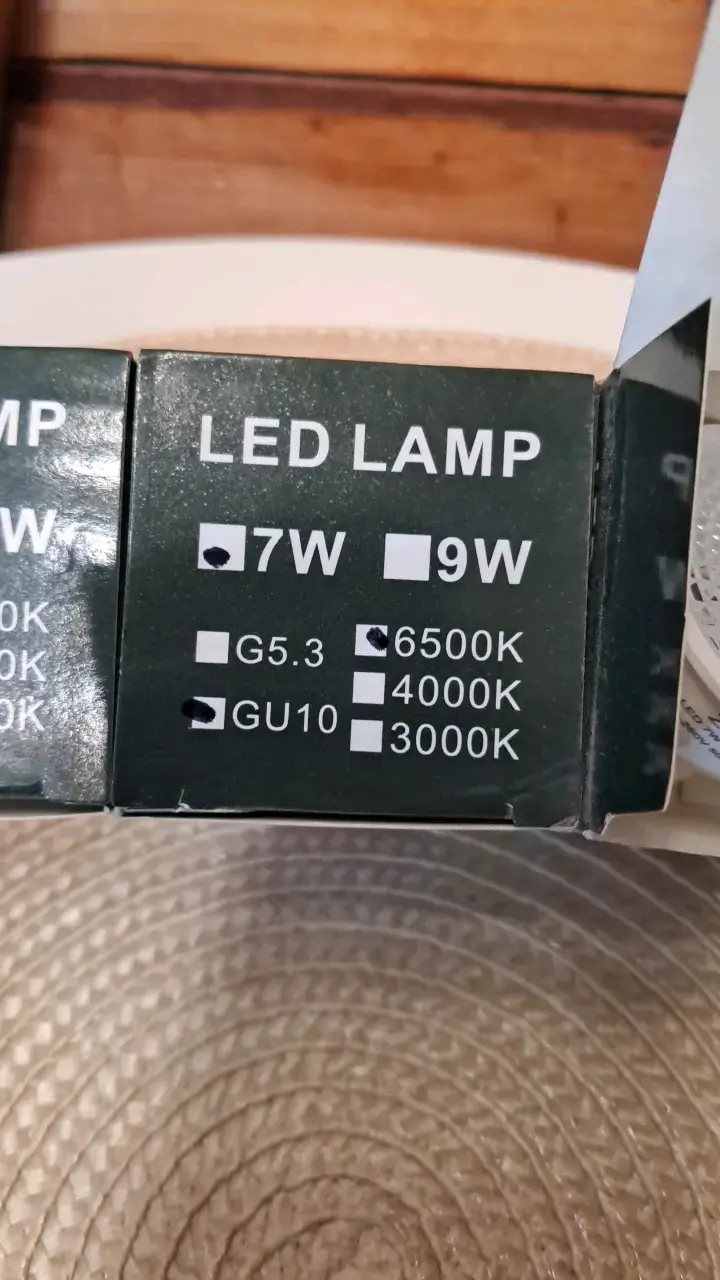 Set 4 Ampolleta LED GU10 7W 6500K luz blanca - 3