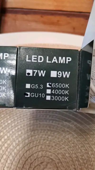 Set 4 Ampolleta LED GU10 7W 6500K luz blanca - miniatura 3