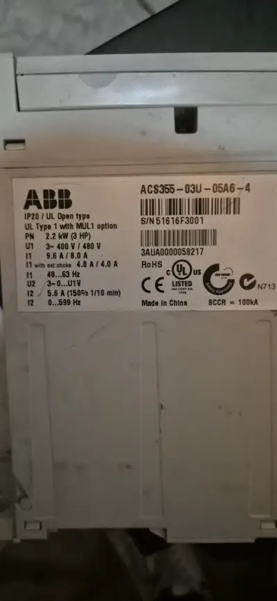 Controlador de frecuencia ABB para motores - miniatura 2