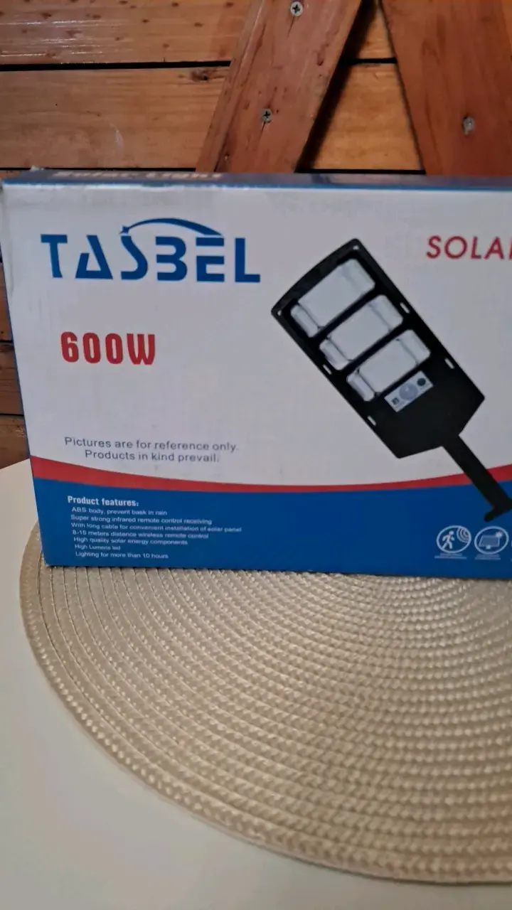 Luz solar poste 600W para exteriores - 4