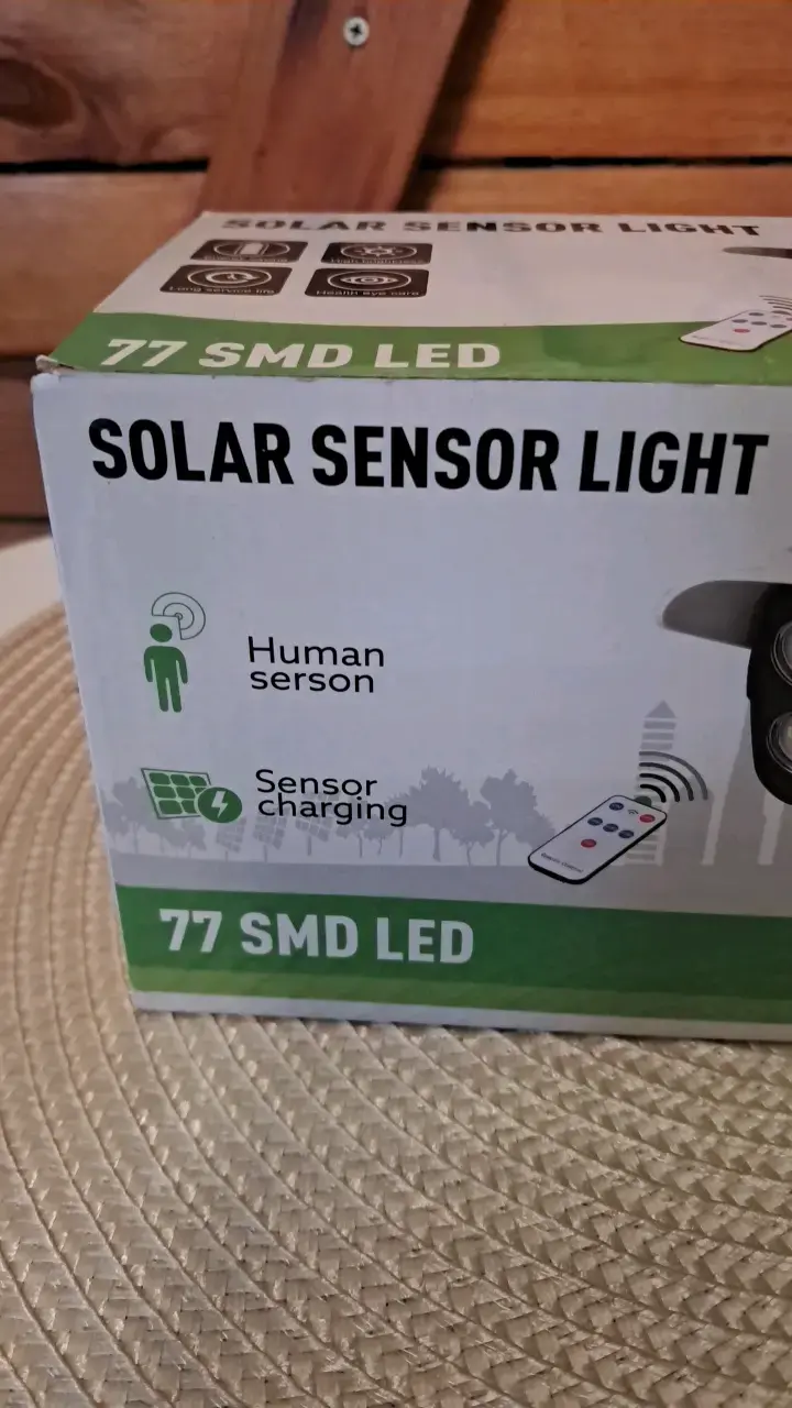 Foco solar sensor de movimiento LED cámara falsa - 3