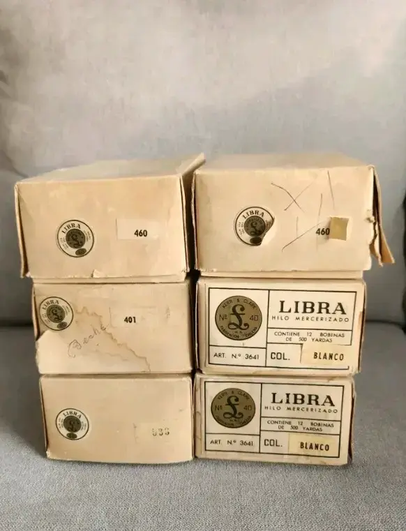 Caja 12 tubos hilo tradicional Libra - 2